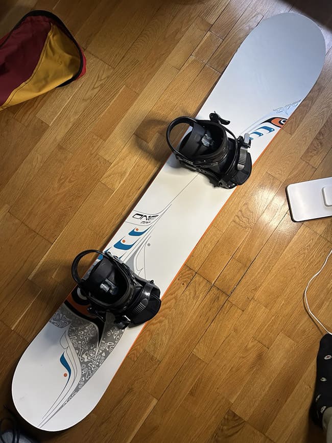 Сноуборд One внутренняя сторона